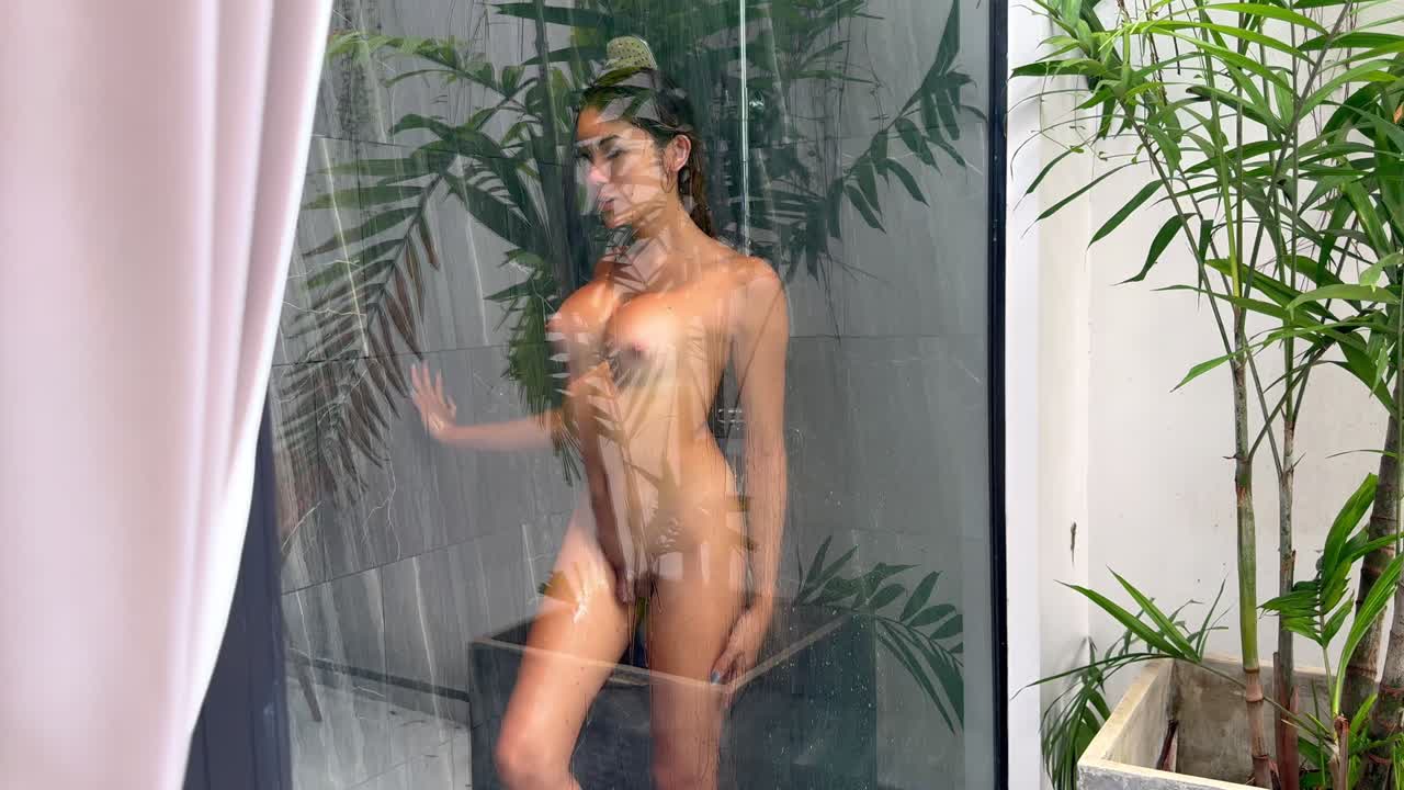 Hot shower with wild sex