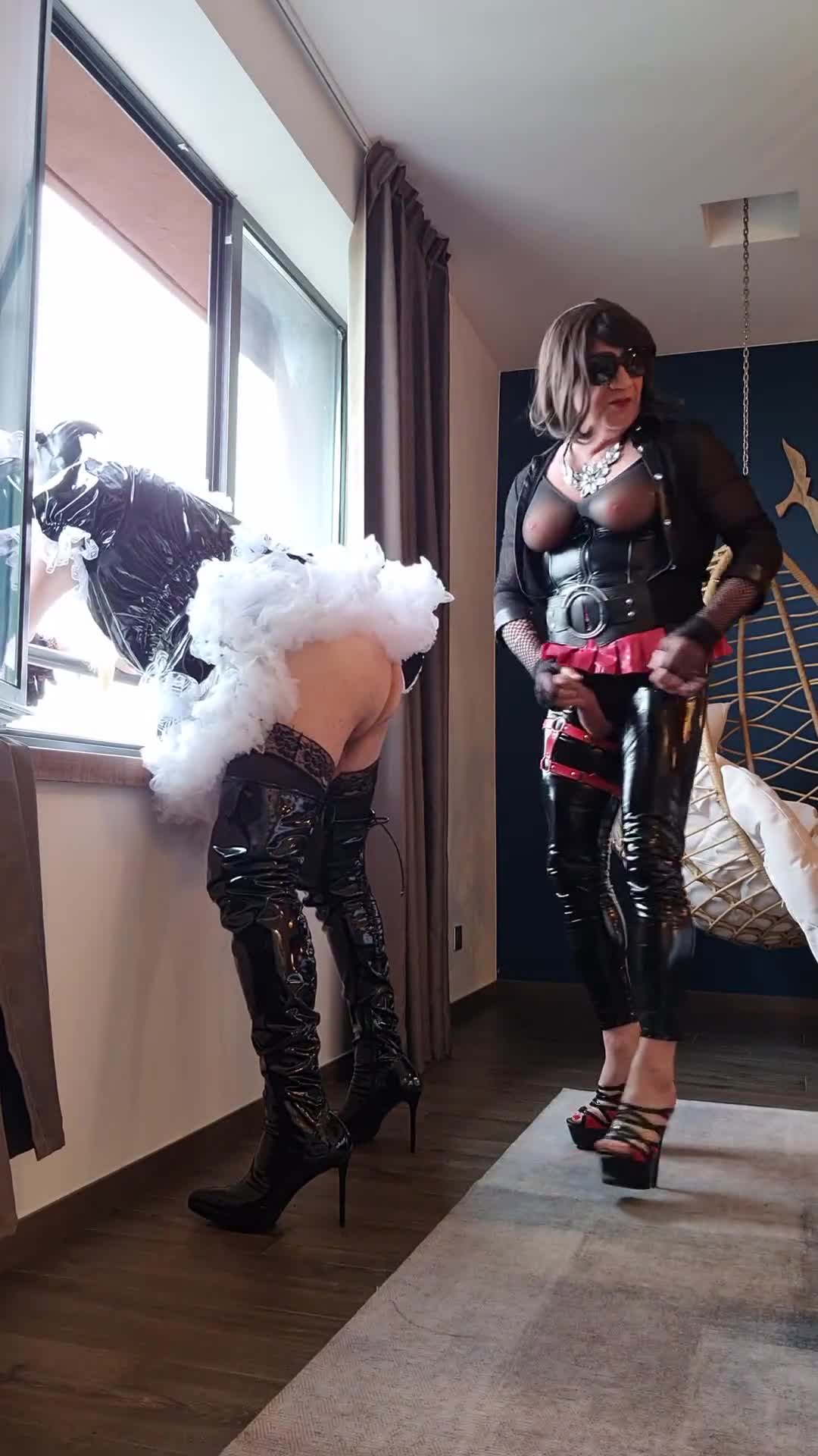 French maid love mistress cock